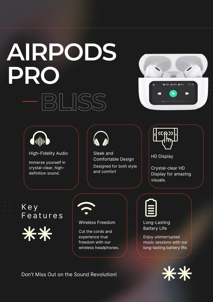 A9 Pro Touch Screen Air-pods